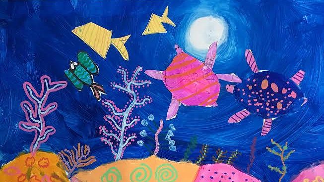 Under the Sea Canvas Painting